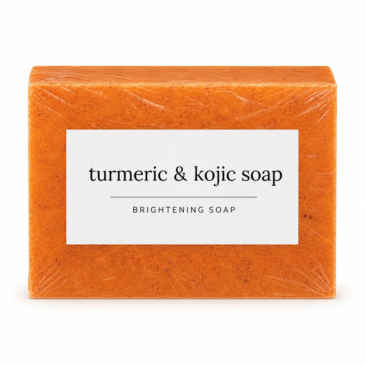 Turmeric Kojic Acid Soap for Face and Body Gentle Cleansing Bar with Shea Butter Retinol and Vitamin E.