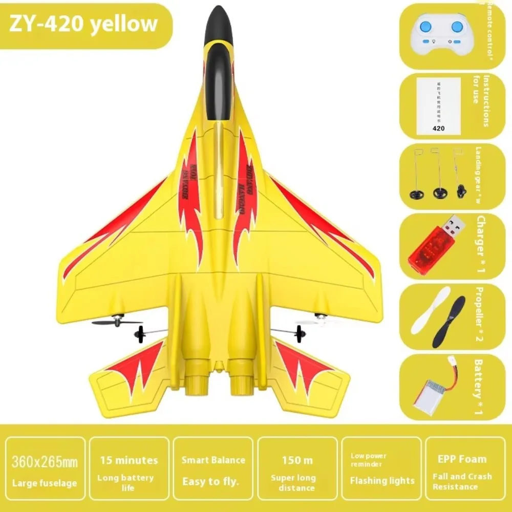 EPP Foam Remote Control Aircraft Air Plane RC Drones Foam Fighter Electric Toy 2.4G Anti Drop Glider Model Electric Toy