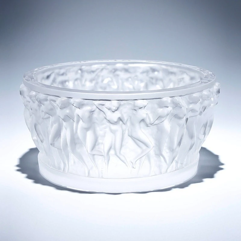 Ancient glazed beautiful woman fruit plate living room coffee table home high-end home decoration ornament