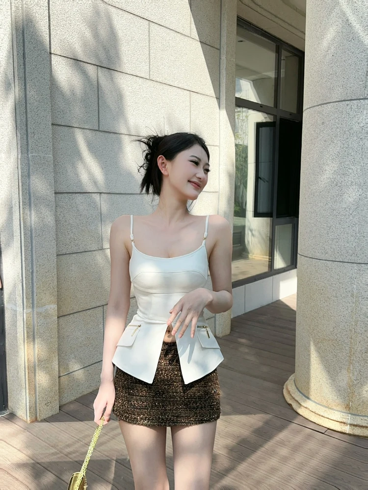 

Сексуальная юбка с пайетками, облегающая юбка с запахом, облегающая юбка в стиле ретро, пикантная девушка, элитное ощущение с низкой талией, повседневная одежда