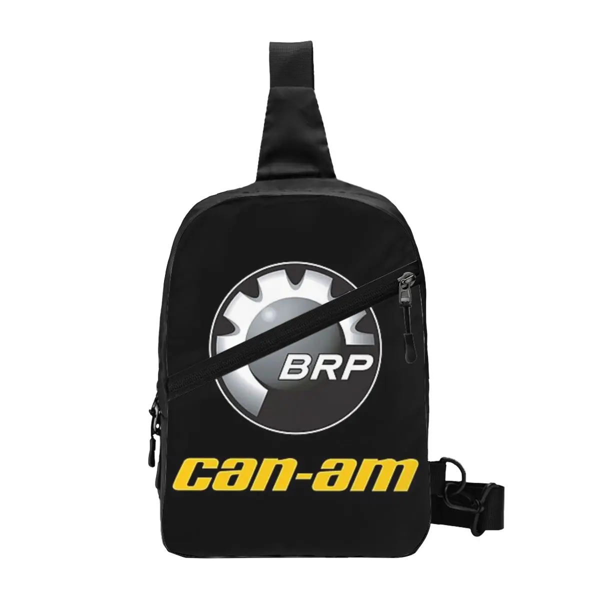 Can-Am BRP Motorcycle Chest Bag Men Sling Crossbody Backpack Chest Bag Travel Hiking Daypack Shoulder Bag