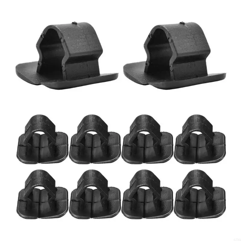 

G7NA 10pcs Plastic Clips Heat Resistant Fasteners Engine Hood Insulation Clips for Engine Hood Insulation Easy Installation