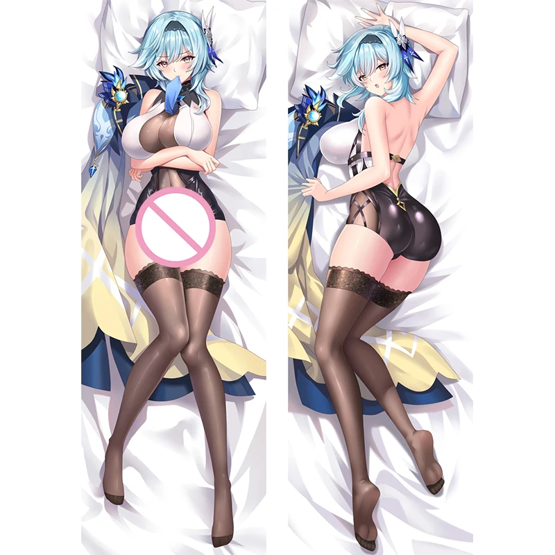 

Genshin Impact New Designe Eula Lawrence Hugging Body Pillowcase Peach Skin Moegirls Sleeping Pillow Cover Otaku Roon Decoration