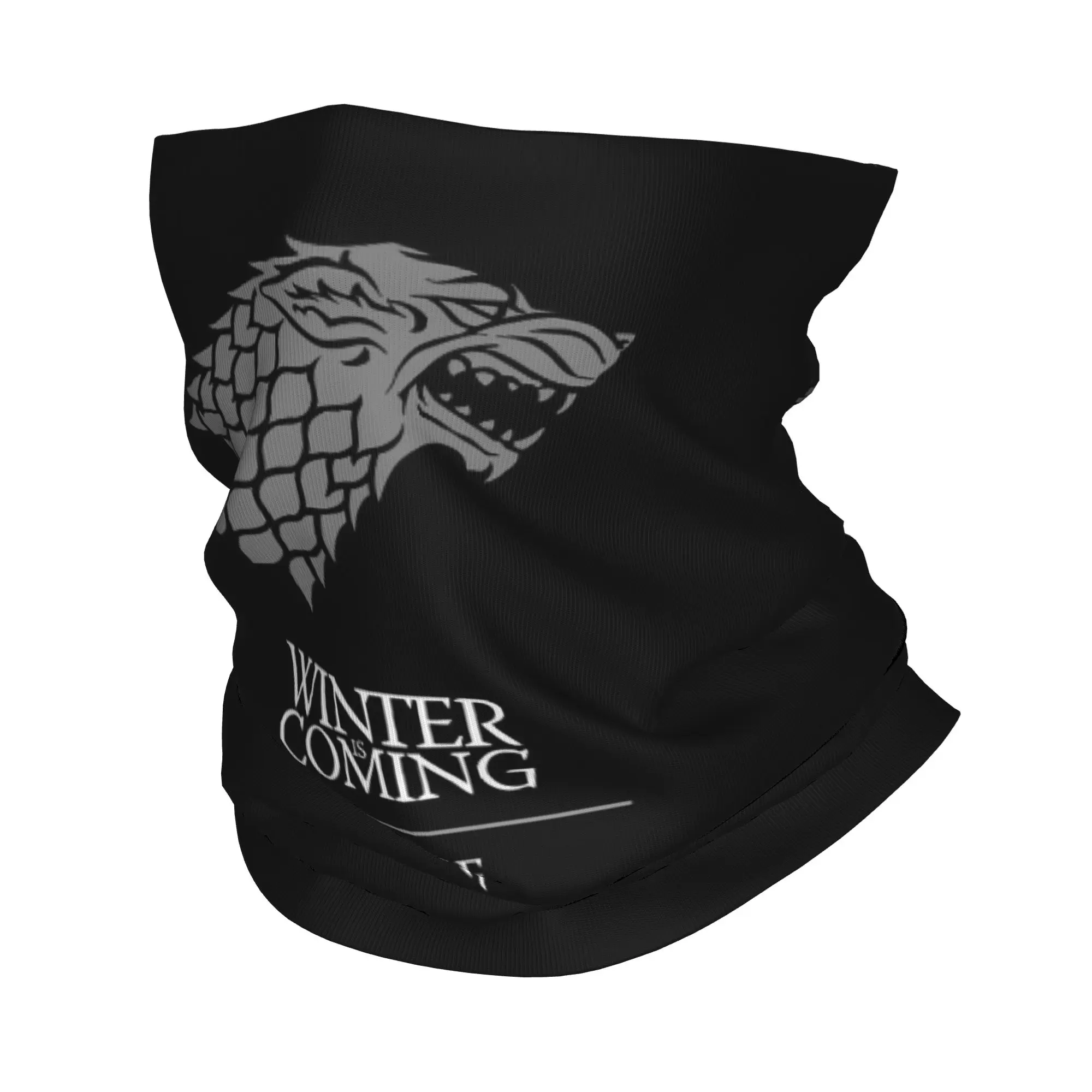 Winter Is Coming Bandana Neck Gaiter Printed Wrap Mask Scarf Warm Headband Outdoor Sports For Men Women Adult Winter