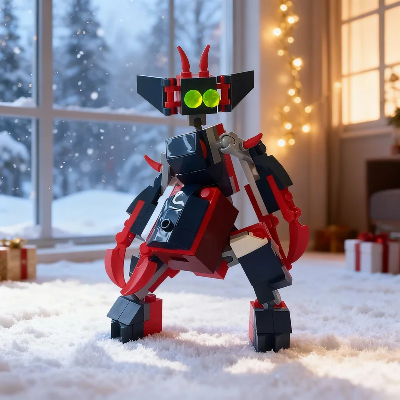 108 Piezas MOC Creator 3 en 1 Treasure Tummy, Bloques de Construcción de Modelos Alternativos, Juguete de Construcción Creativo, Regalo de Navidad, Ladrillo Educativo