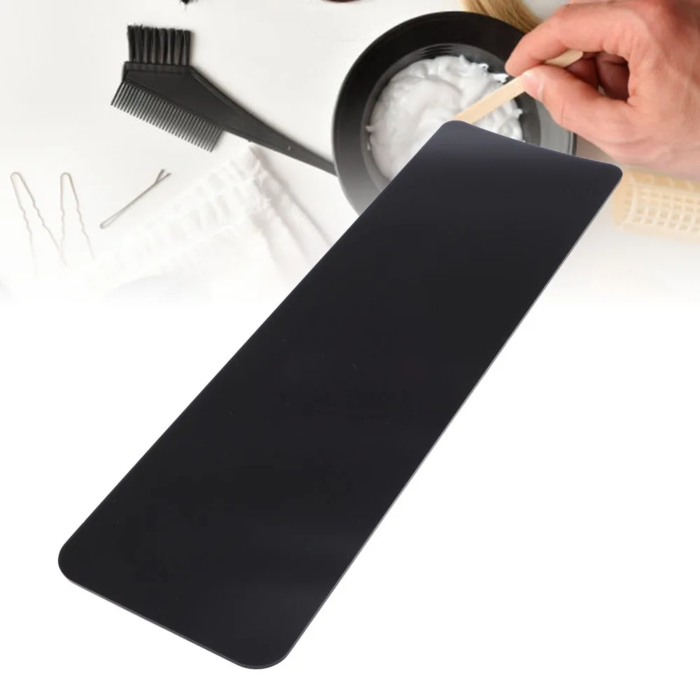 

Acrylic Material Hair Highlighting Board Black Color Professional Acrylic Hair Colour Applicator Easy to Clean