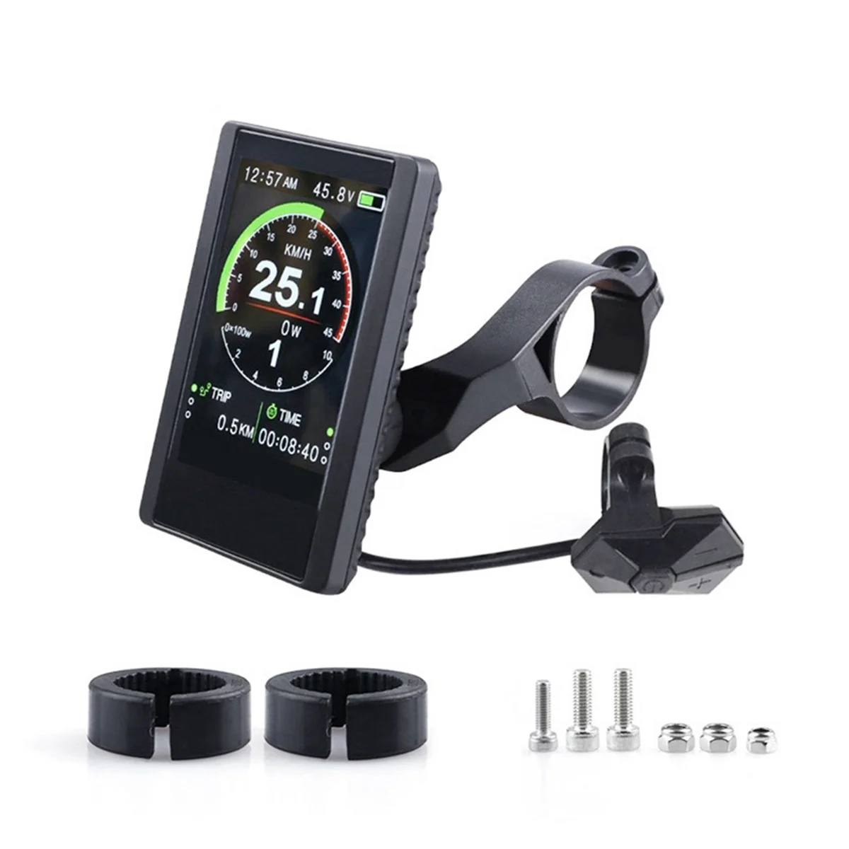 

Electric Bicycle P850C Full Color LCD Display Speedometer Display for Bafang BBS01B BBS02B BBSHD Mid Drive Motor. HOT
