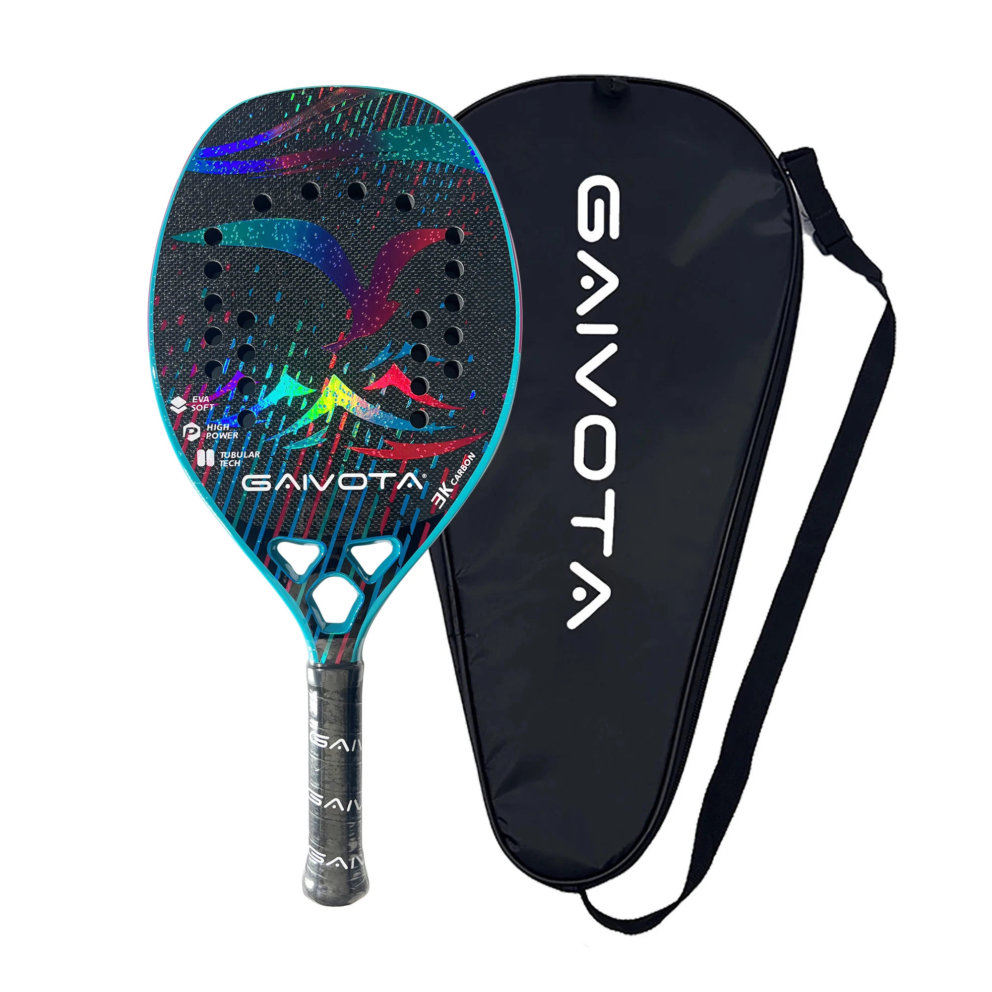 GAIVOTA Beach tennis racket 2024 new sport uses carbon fiber gradient color 3K