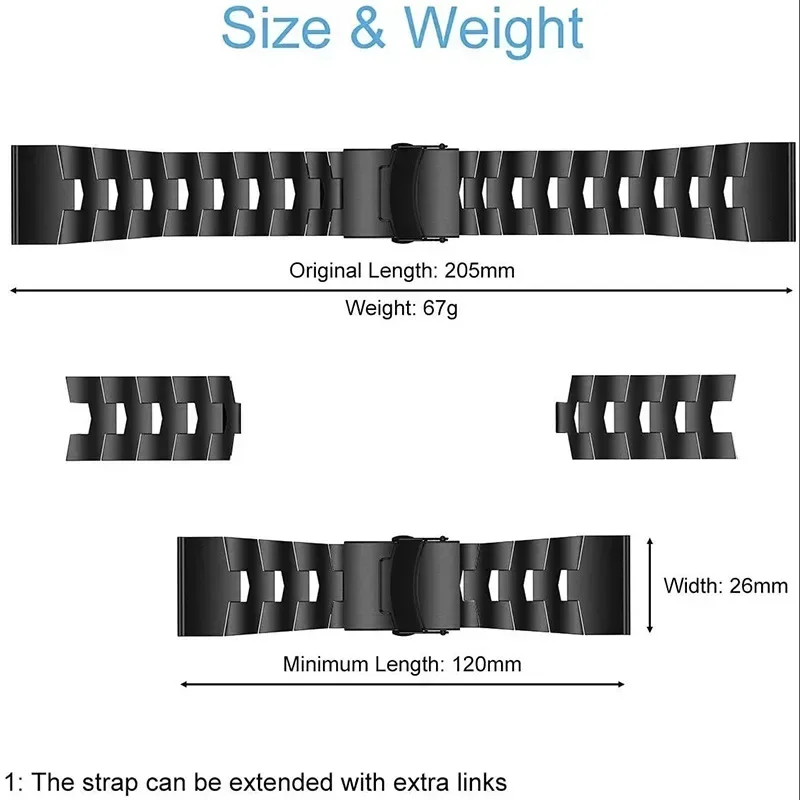 Titanium Strap for Garmin Watch Band Fenix 7X 7 6 6x Pro 5x Plus 22mm 26mm Quick Release Titanium Metal Bracelet for Gamin Watch