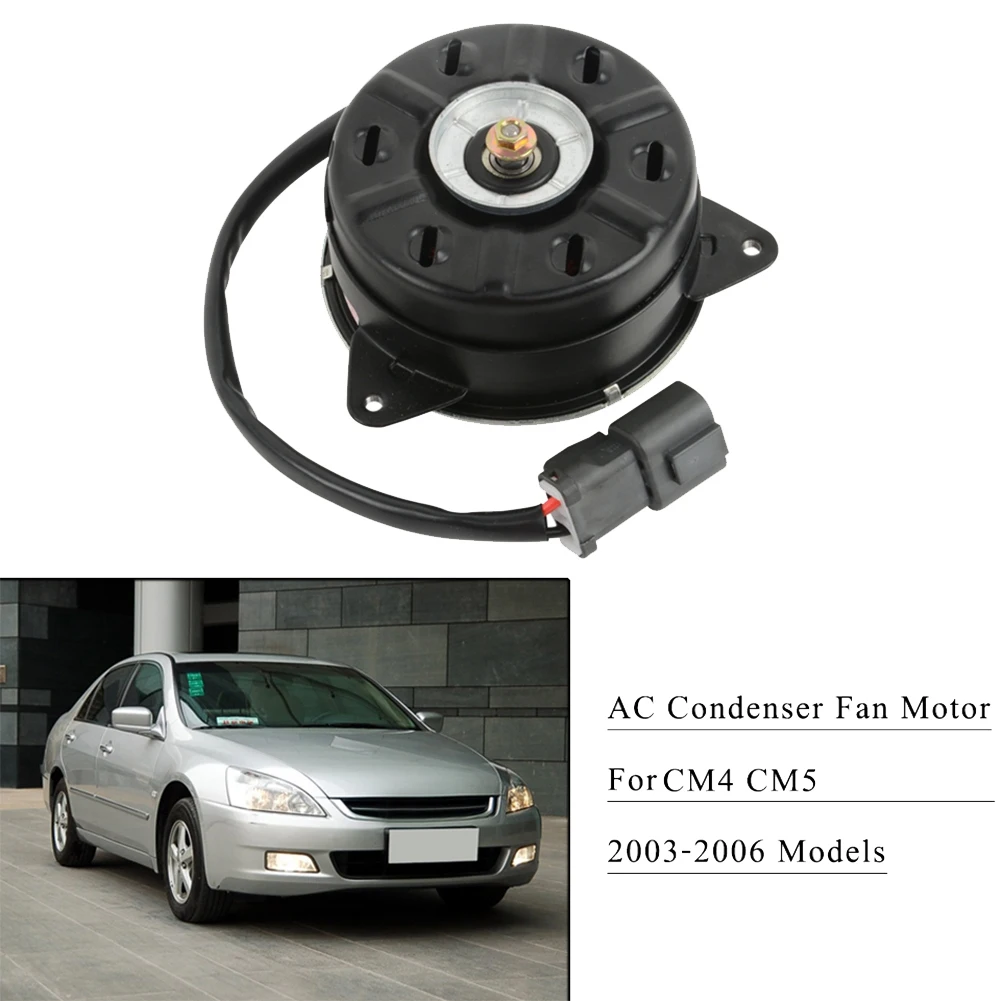 Air Condenser Cooling Fan Motor for - RB1 2.4L 2005-2008 ACCORD CM4 CM5 2.0L 2.4L 2003-2007 38616-RAA-A01