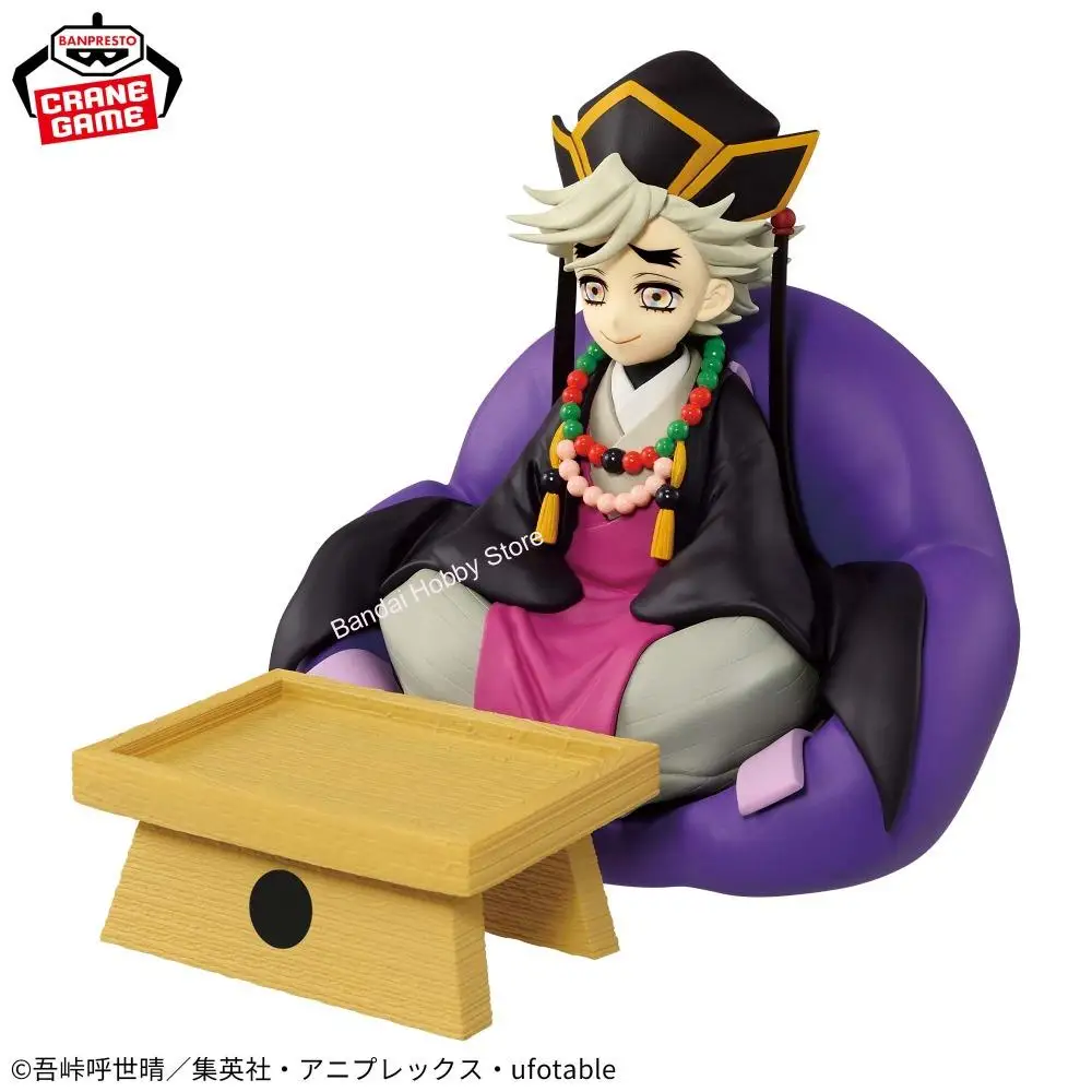 In Stock Bandai Original Genuine Banpresto Demon Slayer: Kimetsu No Yaiba Douma FigLife 14cm Collections Model Toy Figures Gift - view 3
