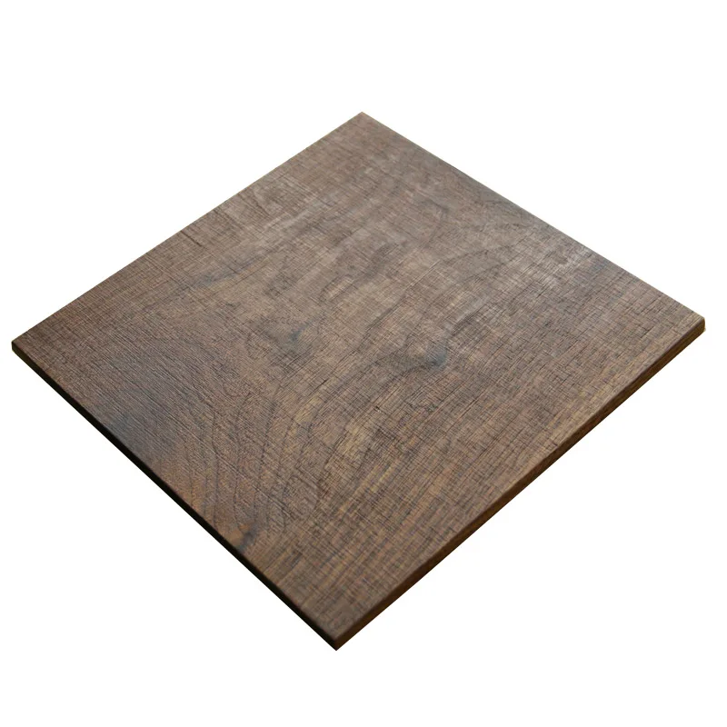 

Black Walnut Solid Wood Tea Tray Whole Wood Rectangular Handmade Dinner Plate