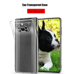 For Poco X3 Poco X3 Pro Crystal Ultra Thin Clear Tpu Transparent Silicone Soft Case On Poco X3 NFC
