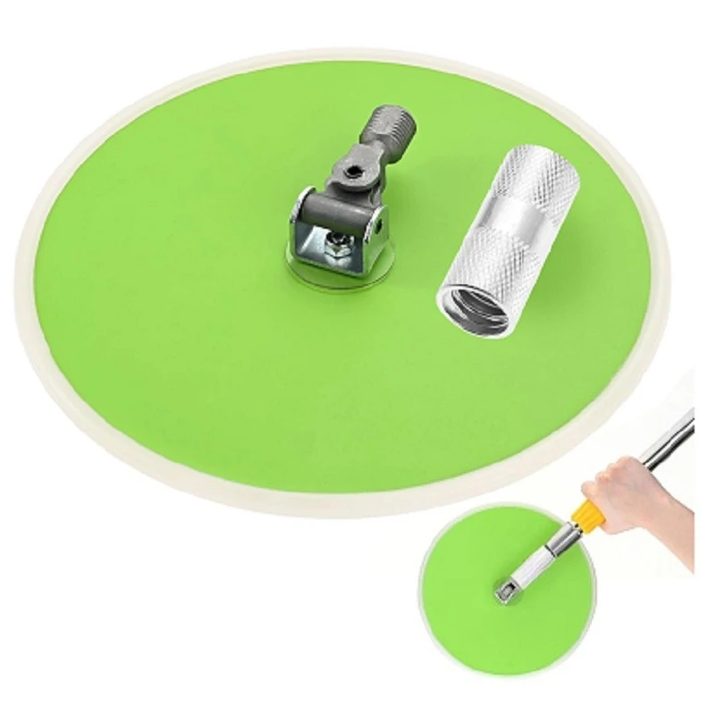 

Aluminum Alloy Hook and Loop Replacement for 9 Inch Drywall Pole Sander 360 Degree Universal Connector Wall Cleaning Polishing
