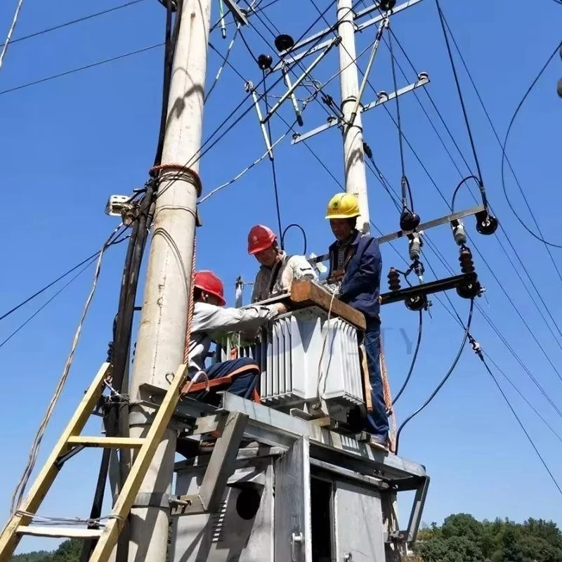 Transformador de Grado Industrial Montado sobre Base y Lleno de Aceite, Ofrece Salida de Voltaje Estable para Redes Eléctricas Industriales Seguras
