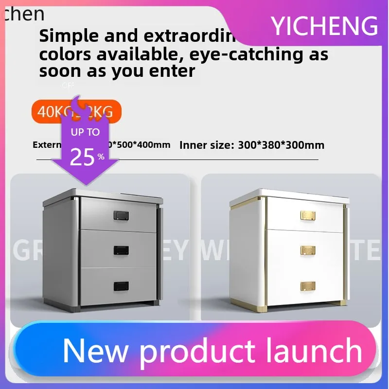 

A3-16 Safe Small WiFi Smart Bedside Table Bedroom Safe Invisible Anti-theft Belt Wireless Charging Belt Drawer