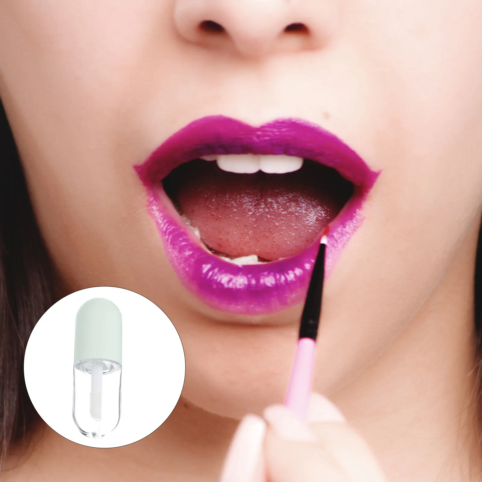 

10Pcs Lip Gloss Sub Tubes Compact Fillable Lip Glazes Bottles Reusable Small Lipstick DIY Containers for Trip Lipstick DIY Tubes