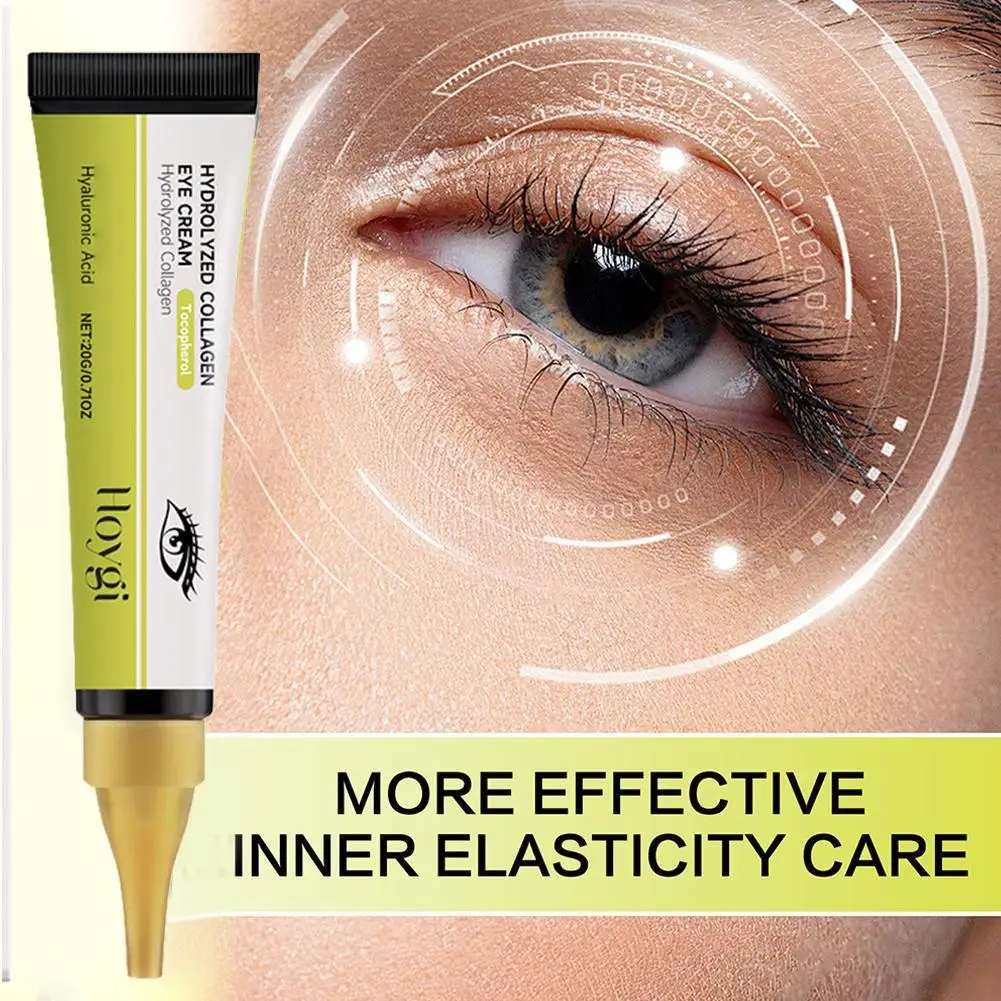 Instant Firm Eye Cream 20g - with Hyaluronic Acid & Collagen, Deeply Moisturizes & Brightens Eyes
