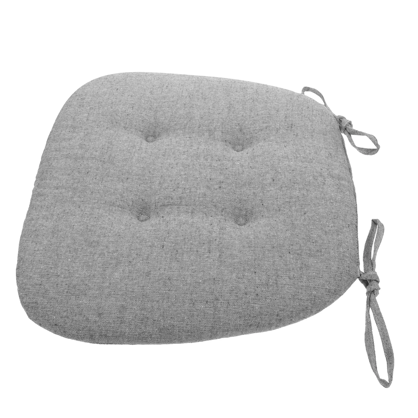 

Утолщенная хлопково-льняная подушка для стула, легкая портативная подушка для сиденья для офиса, сада, уличной столовой, многофункциональный стул