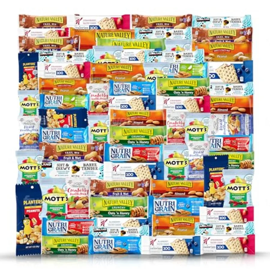 

Healthy Snacks Care Package 67 Count Premium Healthy Mixed Box and Snacks Gift Variety Pack Great for Home Lunches Work Grab an