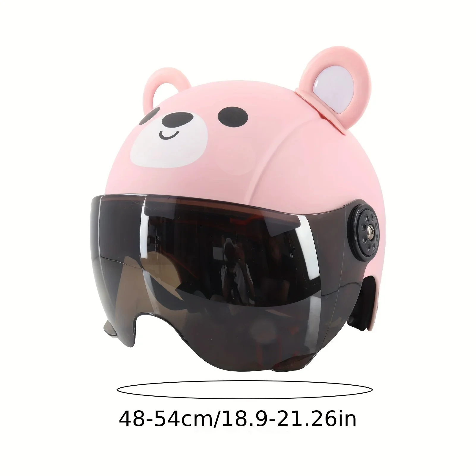 Casco da equitazione per bambini regolabile aspetto adorabile casco di sicurezza per bici da Skateboard per bambini in ABS ultraleggero per bambini