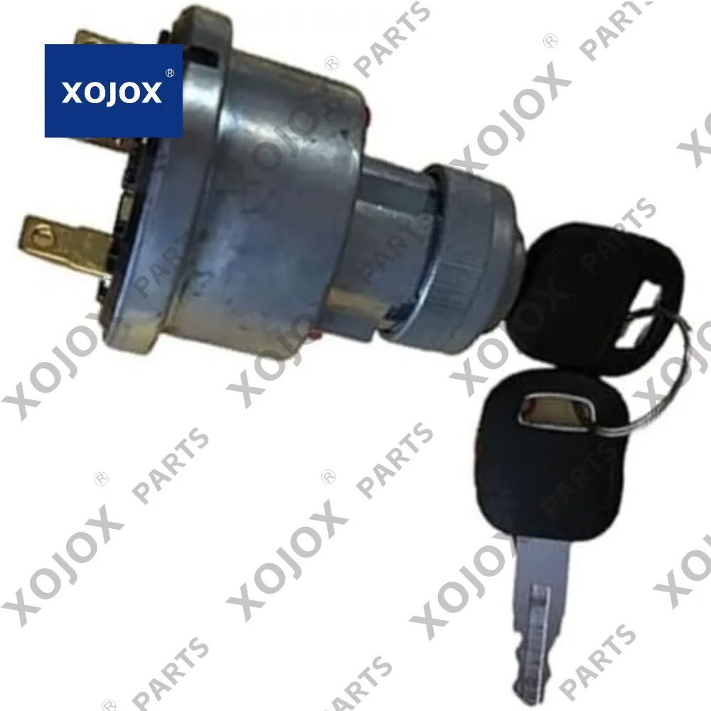 XOJOX 5-контактный переключатель зажигания с 2 ключами 3E-0156 для двигателя Caterpillar CAT 3126B 3196 3456 C9 C32 C27
