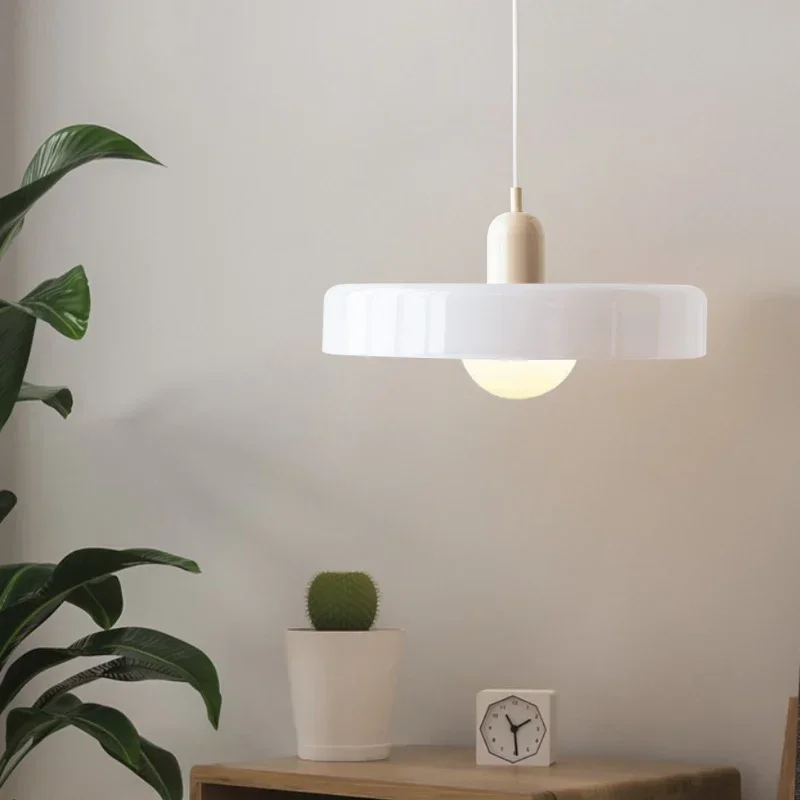 Nordic Glass Pendant Lights 35CM Dining Room Hanging lamp For Bedrooms Living Rooms Study Indoor Home Decoration Fixtures Lustre