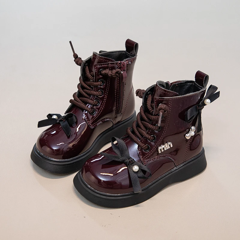 New Children Casual Shoes Autumn Winter Boots Boys Shoes Fashion Leather Soft Antislip Girls Boots Sport Running Shoes