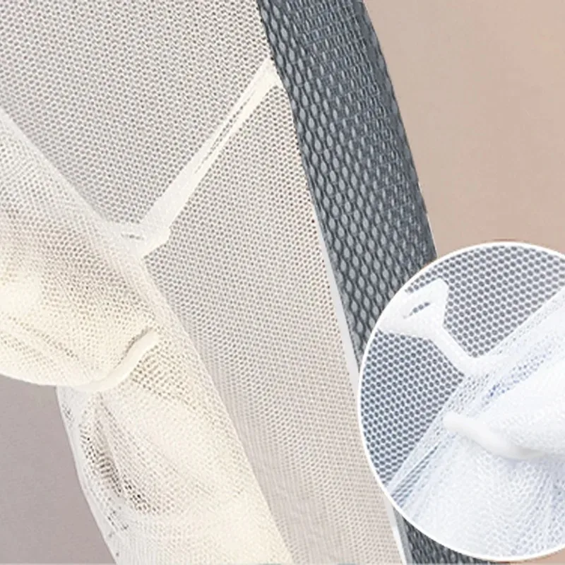 Foldable Pop Up Mosquito Net Bed Canopy Indoor Double Door Design Fall Protection for Kids Bedroom No Installation Required 모기장 - Image 4