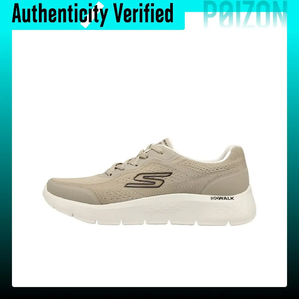 Skechers MEN'S GO WALK Walking Shoes Men's Low-top Umber, White, Black 216919-TPE