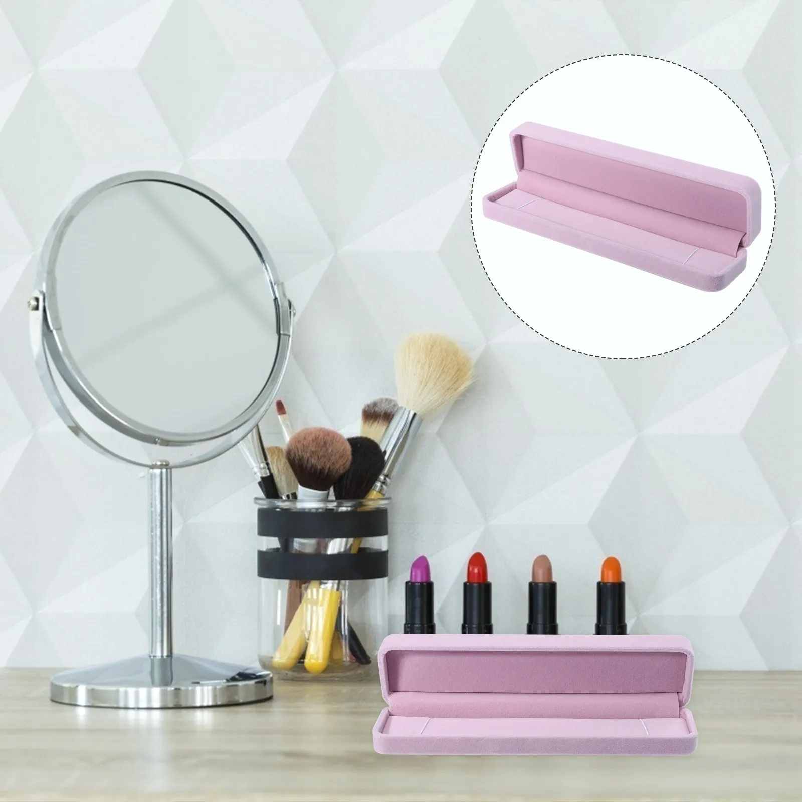 

1 шт. Премиум-футляр для ювелирных украшений с гладкой фланелевой подкладкой для браслетов, ожерелий, колец, подарочный кейс на День матери