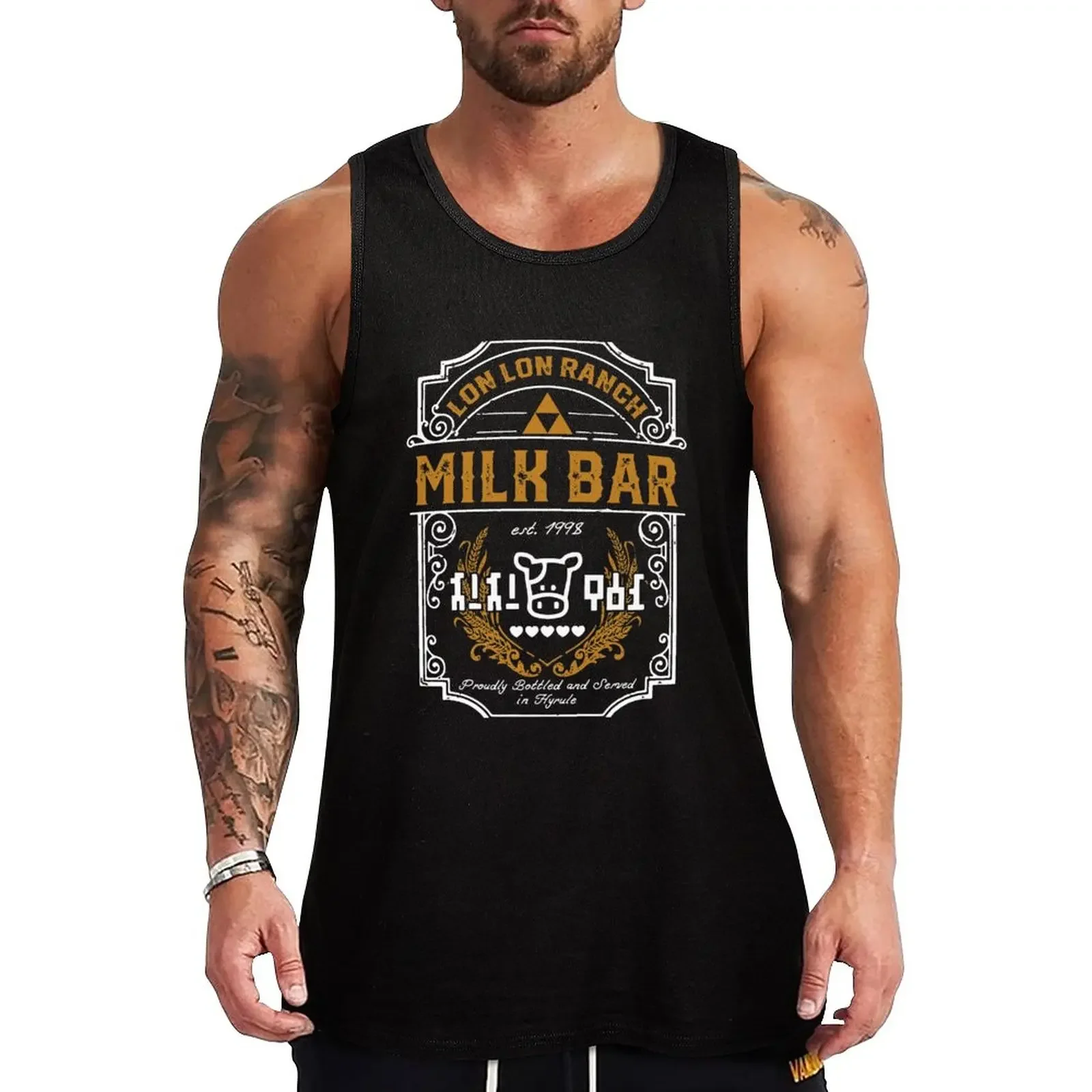 New Lon Lon Ranch Milk Bar Tank Top Sleeveless T-shirt Men's tops