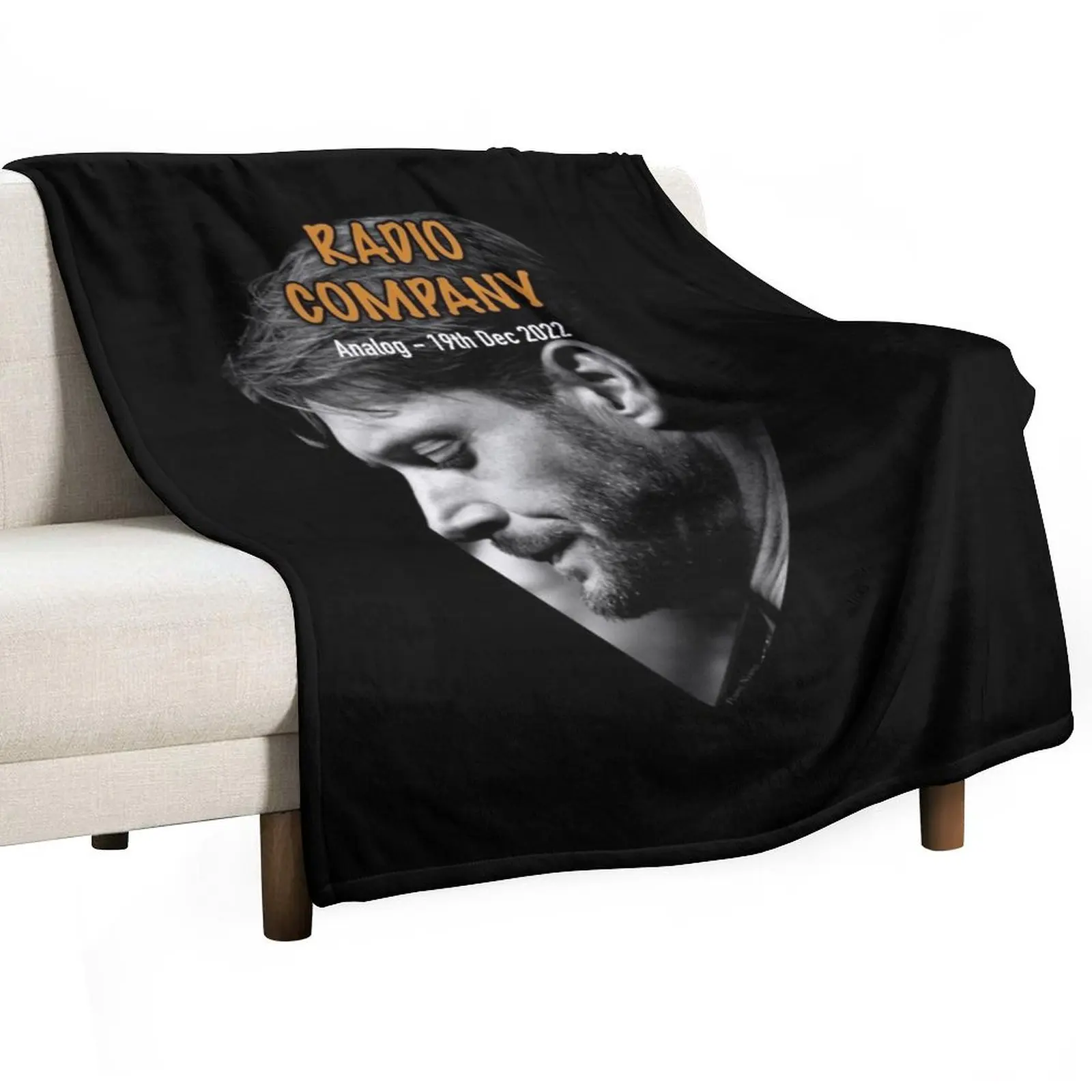 Jensen Radio Company Guitar Pick Throw Blanket Single valentine gift ideas Vintage Blankets