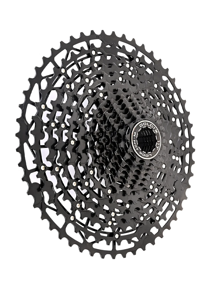 GOLDIX Ultralight Fiets Cassette Vrijloop Koolstofstaal Materiaal 9/10/11/12/13 Speed HG Structuur Tandwiel voor Mountainbike - afbeelding 2