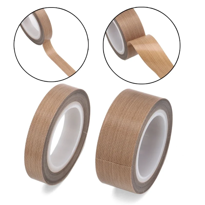 PTFE Coated Fabric Tape High Temperature for Teflon Tape Electrical Insulation Tape for Vacuum Sealer Machine, Hand Impu