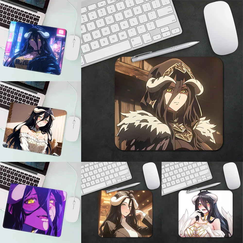 Albedo Overlord Gaming Mouse Pad XS Small Mousepad For PC Gamer Desktop Decoration Office Mouse Mat Deskmat Rug