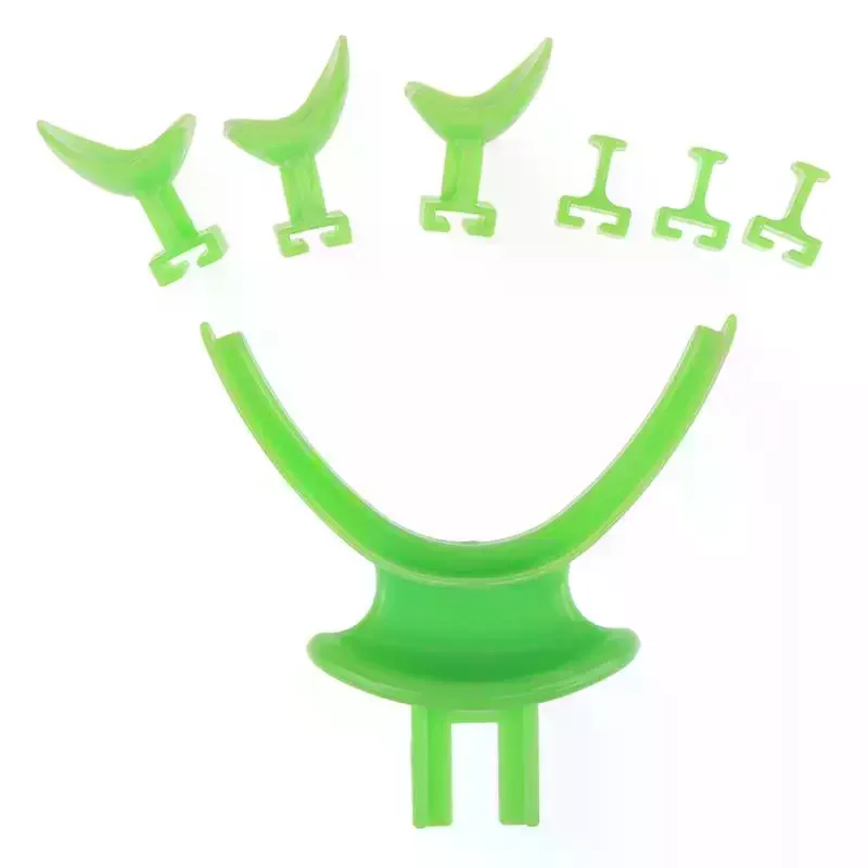7Pcs/Set Denture Repair Occlusal Edentulous Jaw Impression Trays Dentist Tool Dental Mid Jaw Tray Bite Registration Tray
