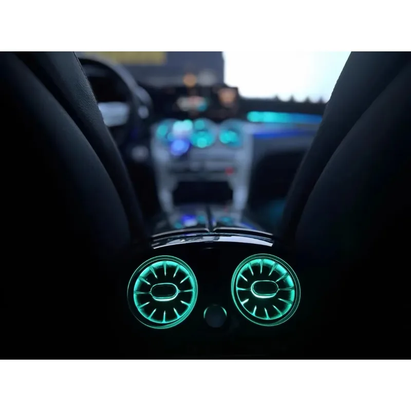 بالنسبة لمرسيدس بنز GLC-X253 مناسب لأضواء مرسيدس بنز المحيطة، حيث يتميز بمنفذ توربيني لـ enviro الداخلي