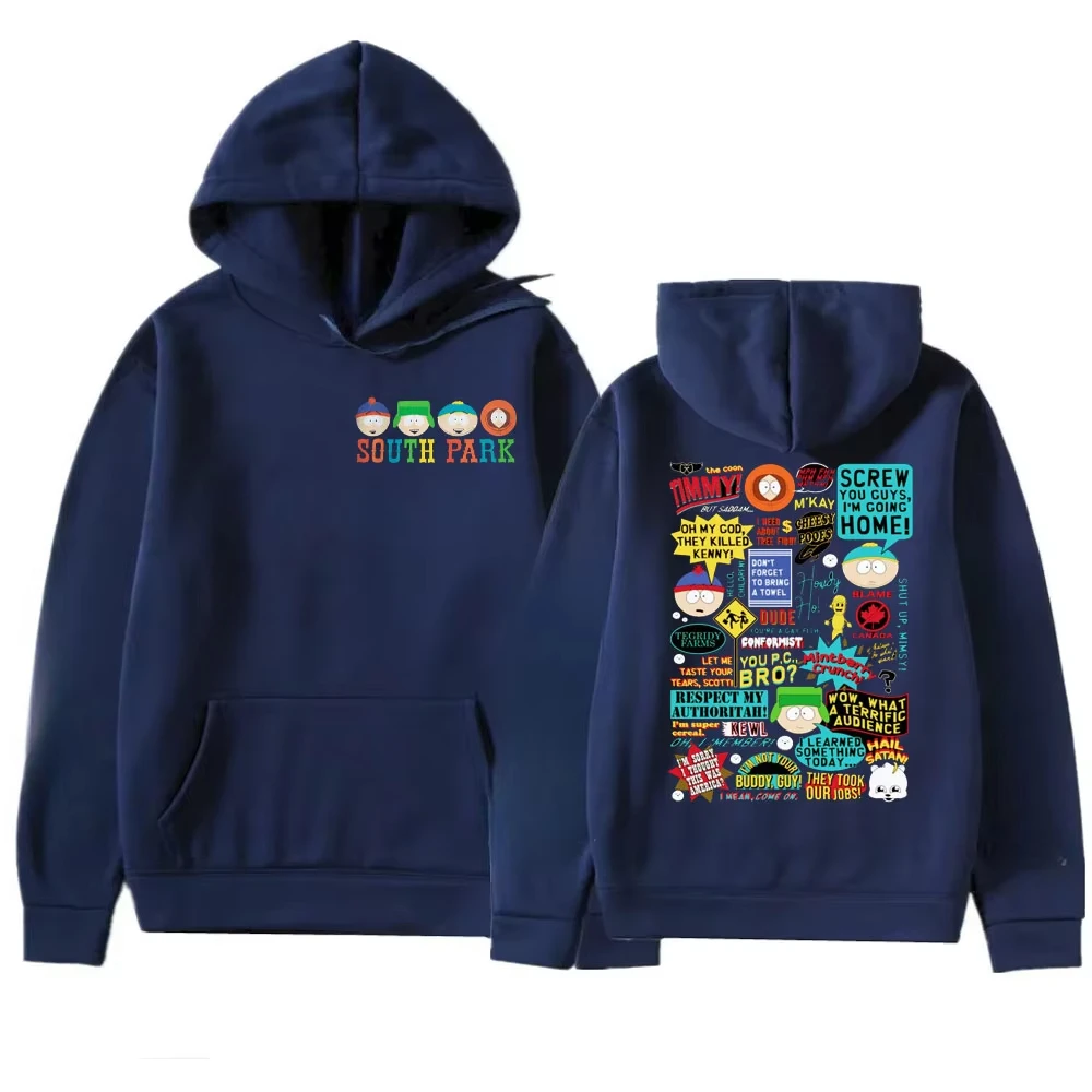 Anime Southes Park Print Hoodie Herbst und Winter Herren Kapuzenpullover Modischer Warmer Pullover Neu in Hoodies & Sweatshirts – Detail 11
