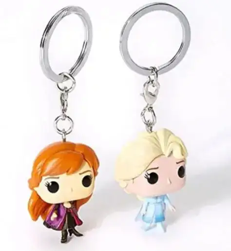 Funko nuevo llavero Disney Frozenn 2 Elsa Anna Olaf Toy Story Pixar EVE WALL-E juguetes muñeca juego de Jon Snow Sailor MoonThrones juguete