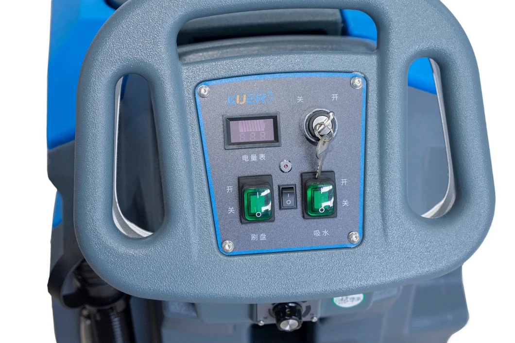 X75 เครื่องขัดพื้นแบบมืออาชีพเดินหลังเครื่องขัดพื้นเชิงพาณิชย์เครื่องทําความสะอาดกระเบื้องแปรงคู่เซรามิกไฟฟ้า