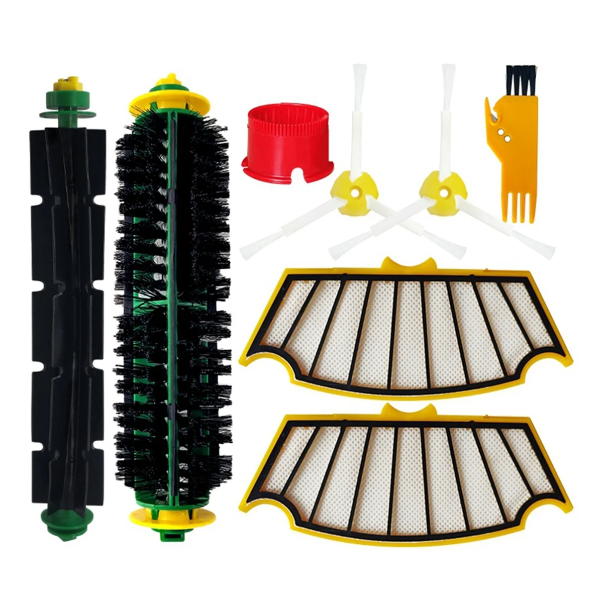 Voor IRobot Roomba 500 Serie 510 530 535 550 560 570 580 Robot Stofzuiger Belangrijkste Zijborstel Hepa Filter Voorwiel