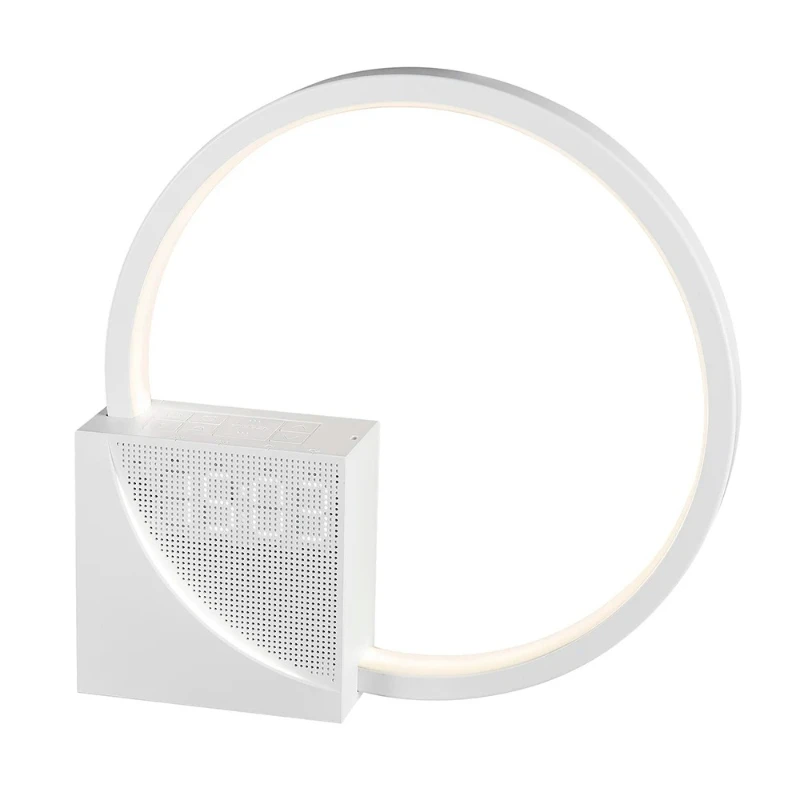 

New white noise bedside light for bedroom with touch dimmer Time display Plug-in 5V USB output Charging Light Emitting Diode