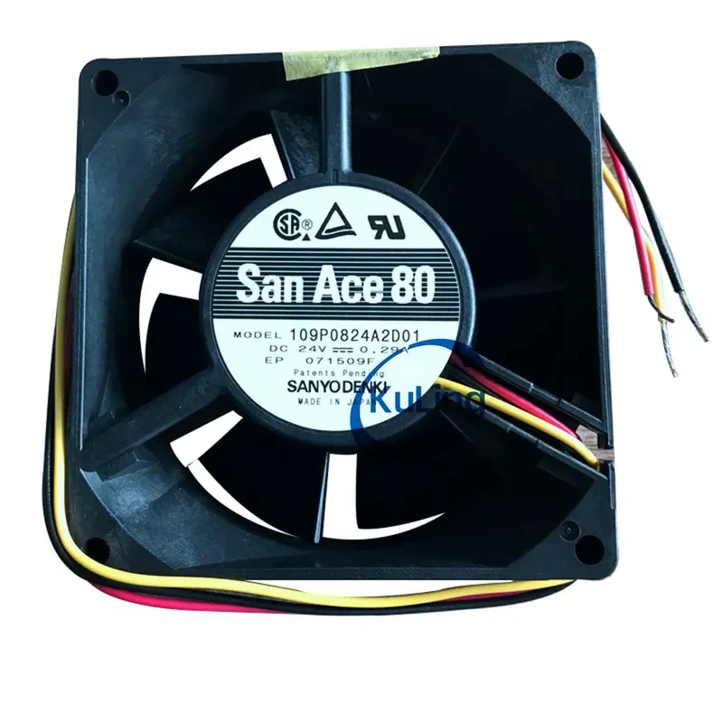 for 109P0824A2011 109P0824A2D01 DC24V Original Japanese SANYO Three-Wire Equipment Fan