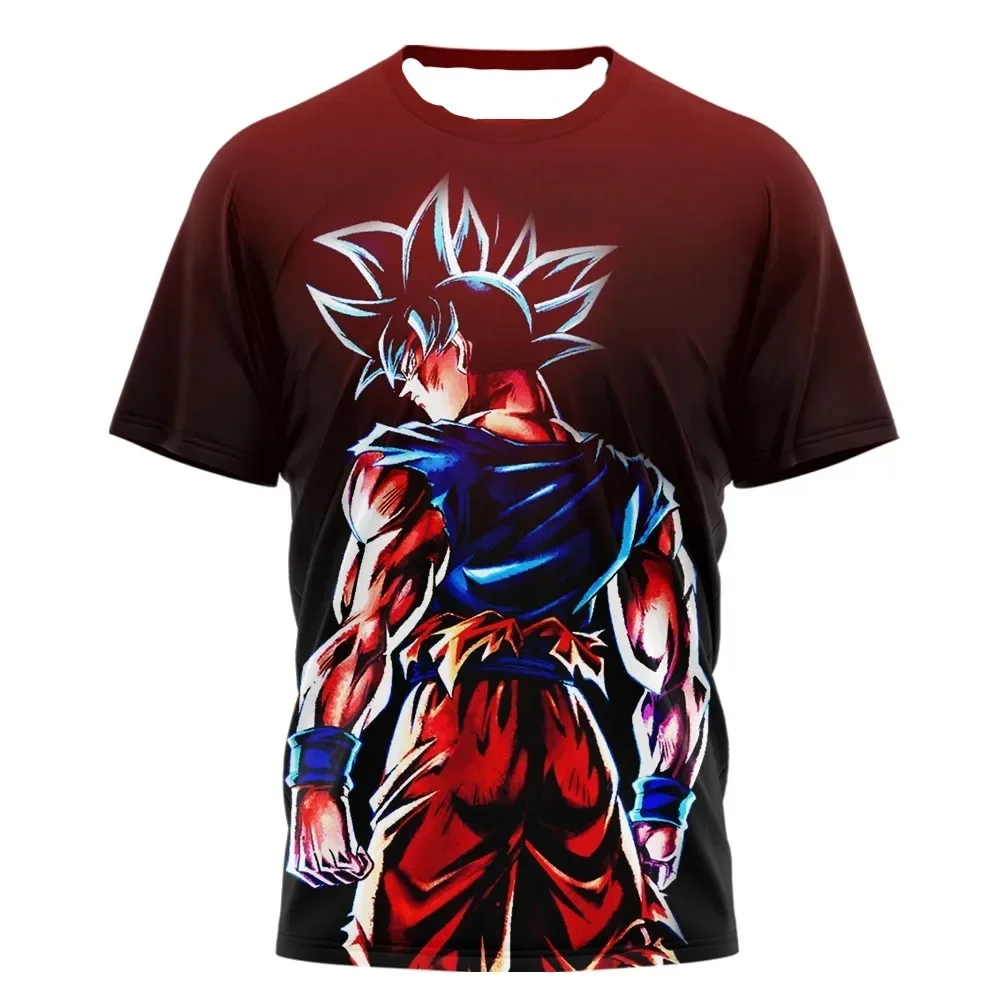 2026 Dragon Ball Anime 3D Printed Oversized T-shirt Suitable for Both Men and Women Street Wear New Anime Fans Daily Casual Wear