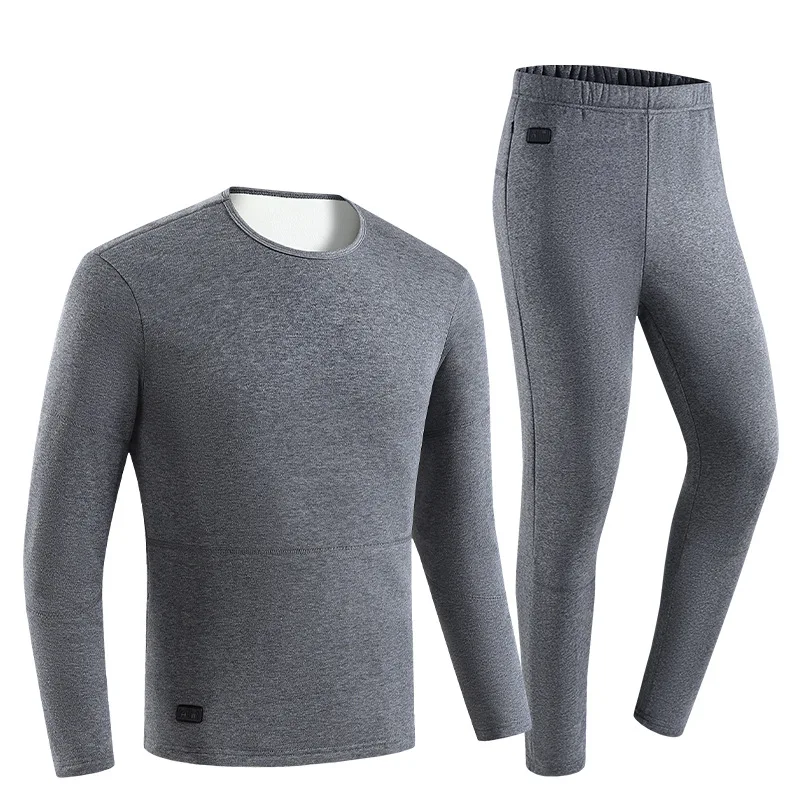 

Новое зимнее нижнее белье с электрическим подогревом на 30, термобелье, флисовая термобелье с USB-электрическим подогревом, уличная лыжная куртка