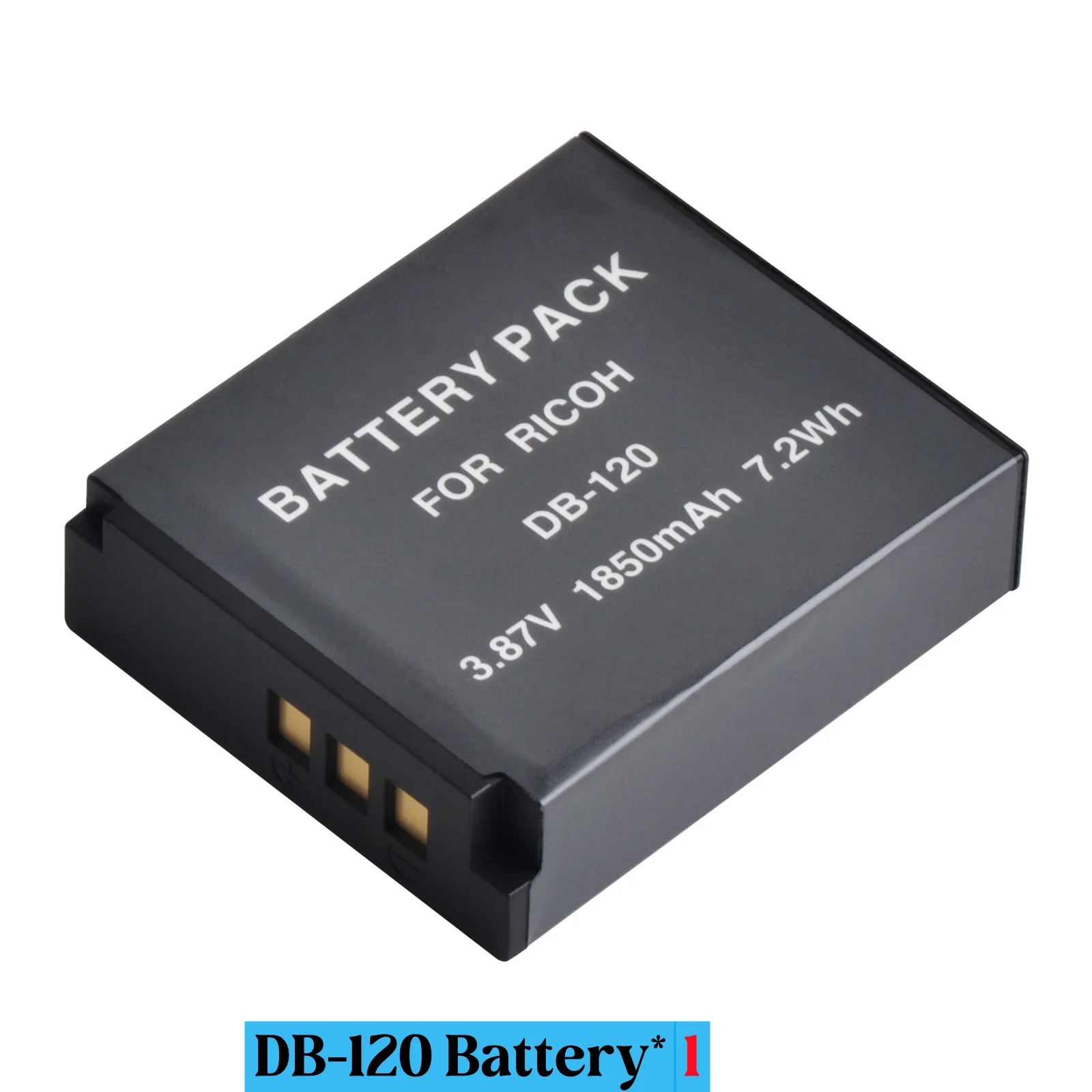 1850mAh DB-120 DB120 DB 120 Replacement Battery+Dual Charger Box