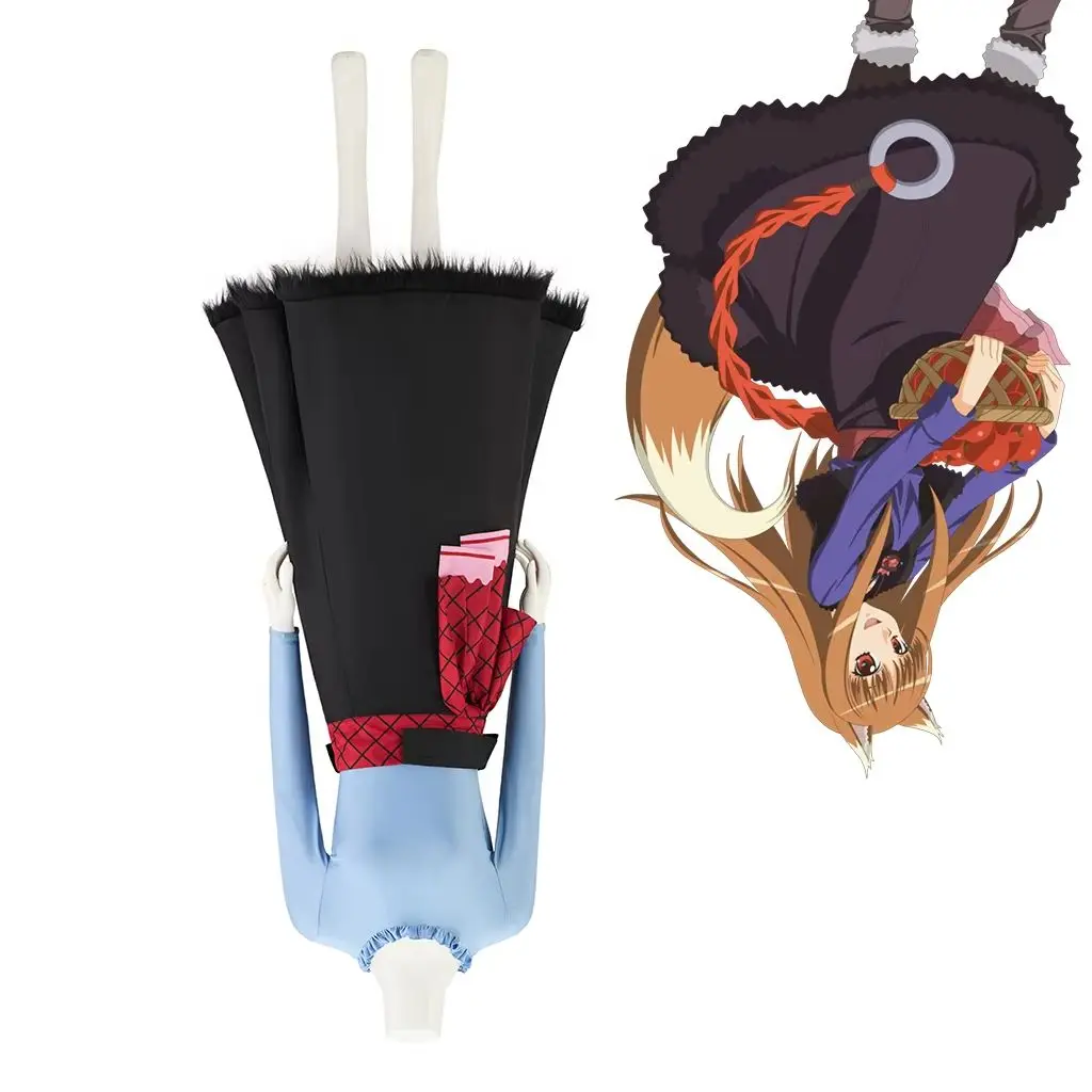 

Голо Косплей Аниме Костюм Специи и Волка Женщины Фантазия Топ Юбки Волк Дух Бальное Платье Хэллоуин Хоро Маскировочный Костюм