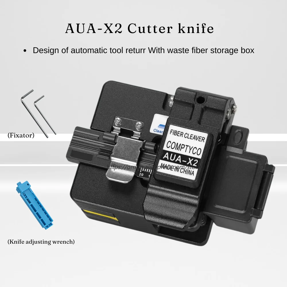 OMTiG Fiber Fibra Optica Power Meter FTTH  AUA-X2 Fiber Optic Tool Kit 10mW Visual Fault LocatorGun Grey Tool