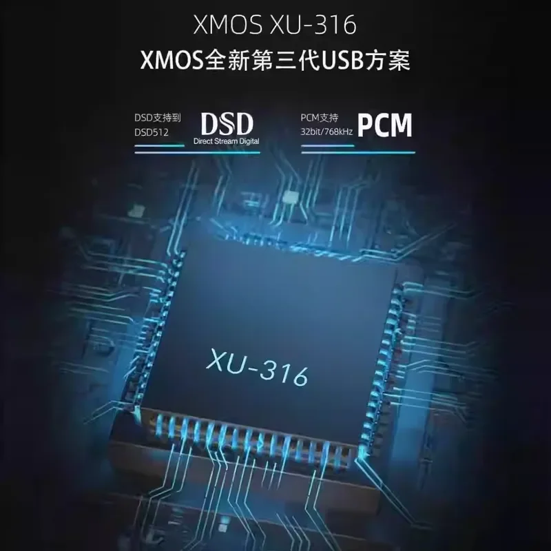 DA50 AK4499EX Balanced DAC with Upgraded XMOS316 MQA HiFi Fever Decoder in Stock